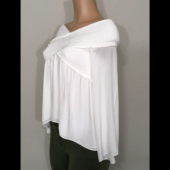 Ramy Brook by Martha Hunt Liza blouse. Ivory. NWOT - Picture 2 of 6